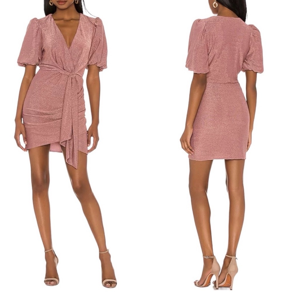 Saylor Mini Wrap Dress